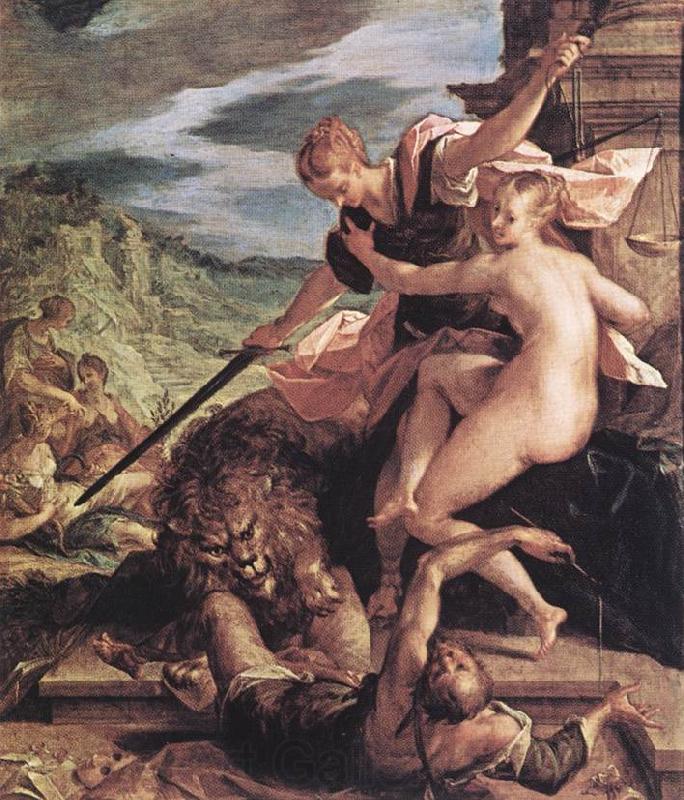 AACHEN, Hans von Allegory gdg France oil painting art